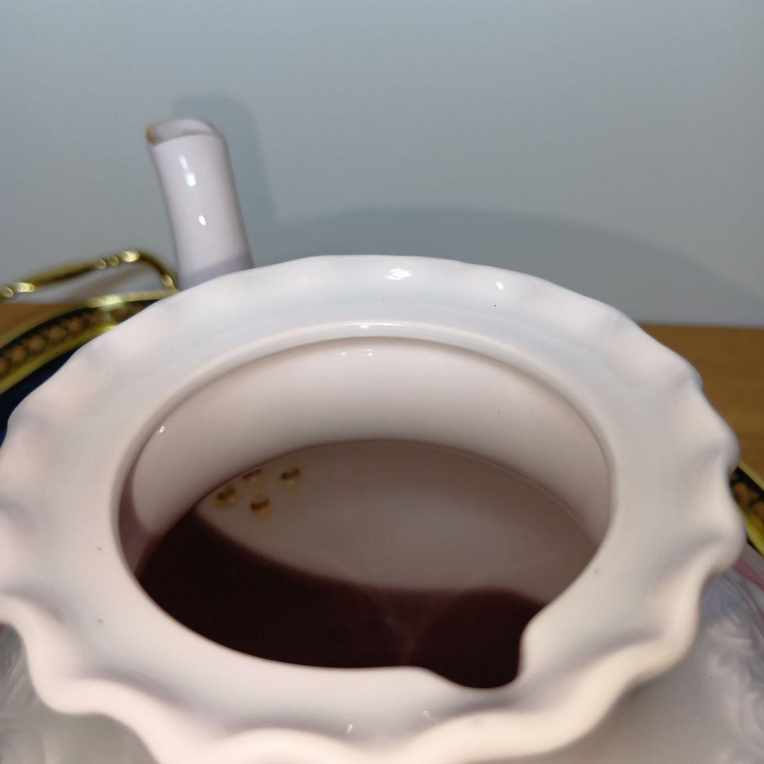 フッチェンロイター ポーセリンローズ ピンク ティーポット セット