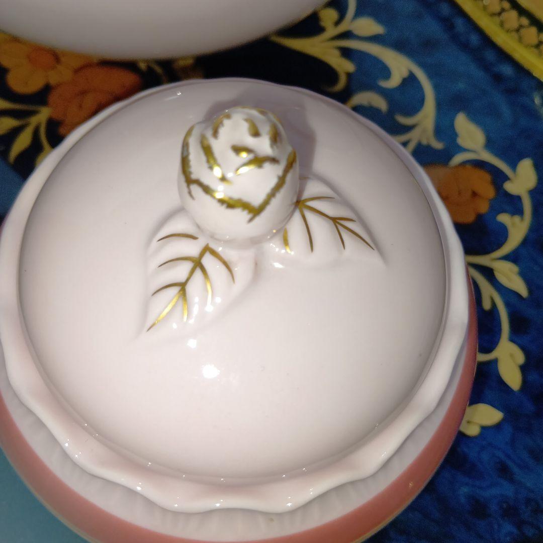 フッチェンロイター ポーセリンローズ ピンク ティーポット セット