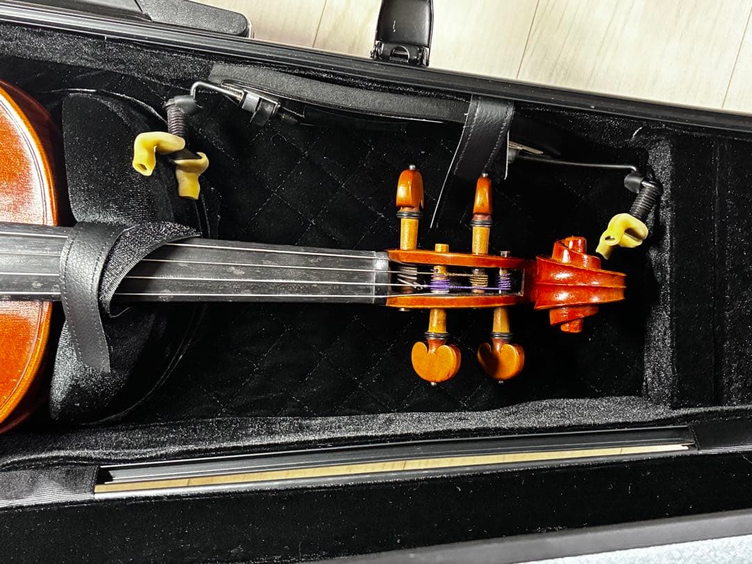 カーボンファイバービオラケース軽量、ダークグリーン、新品未使用、送料無料