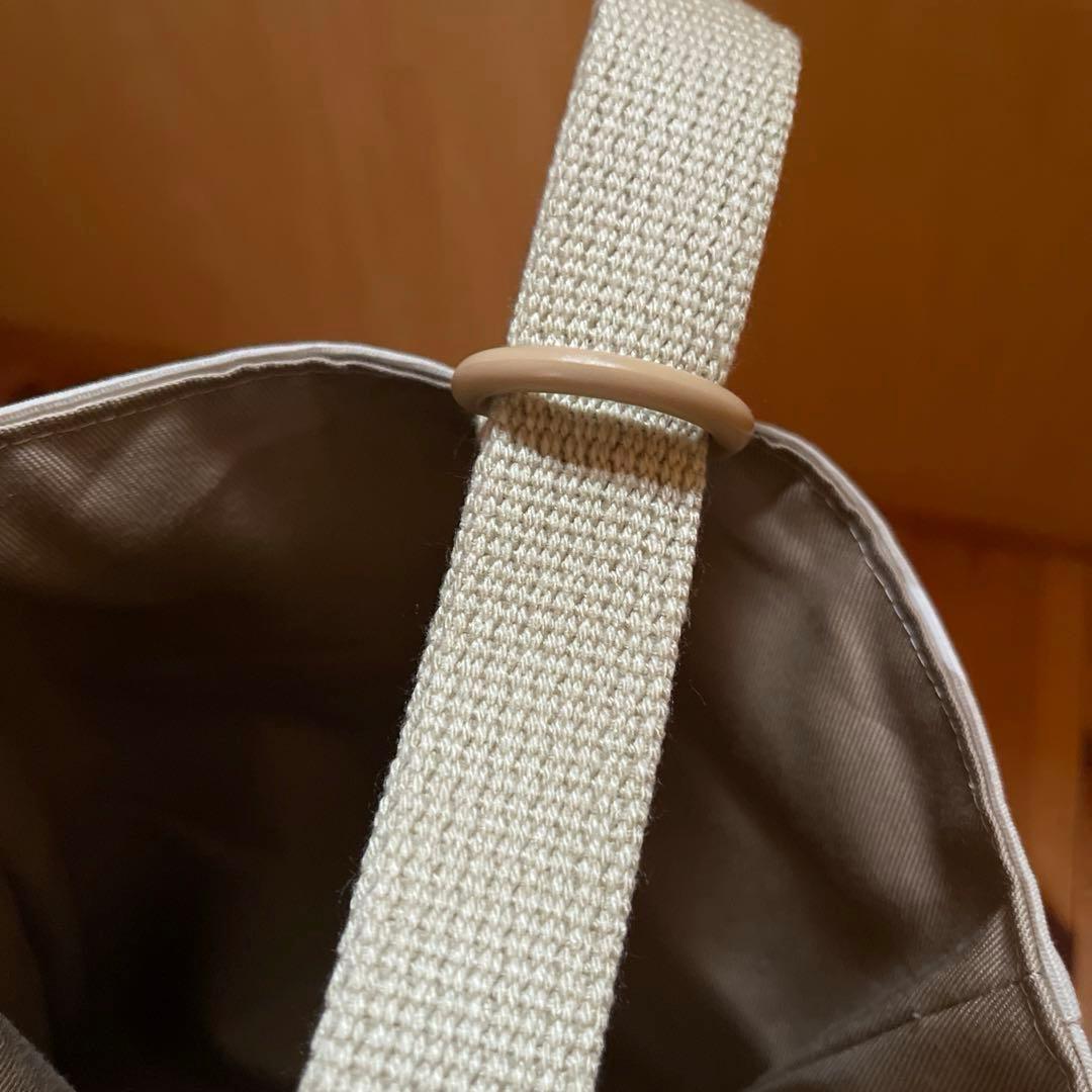 ベージュモダン北欧柄　入園入学グッズ　サイズオーダー　名前刺繍追加可