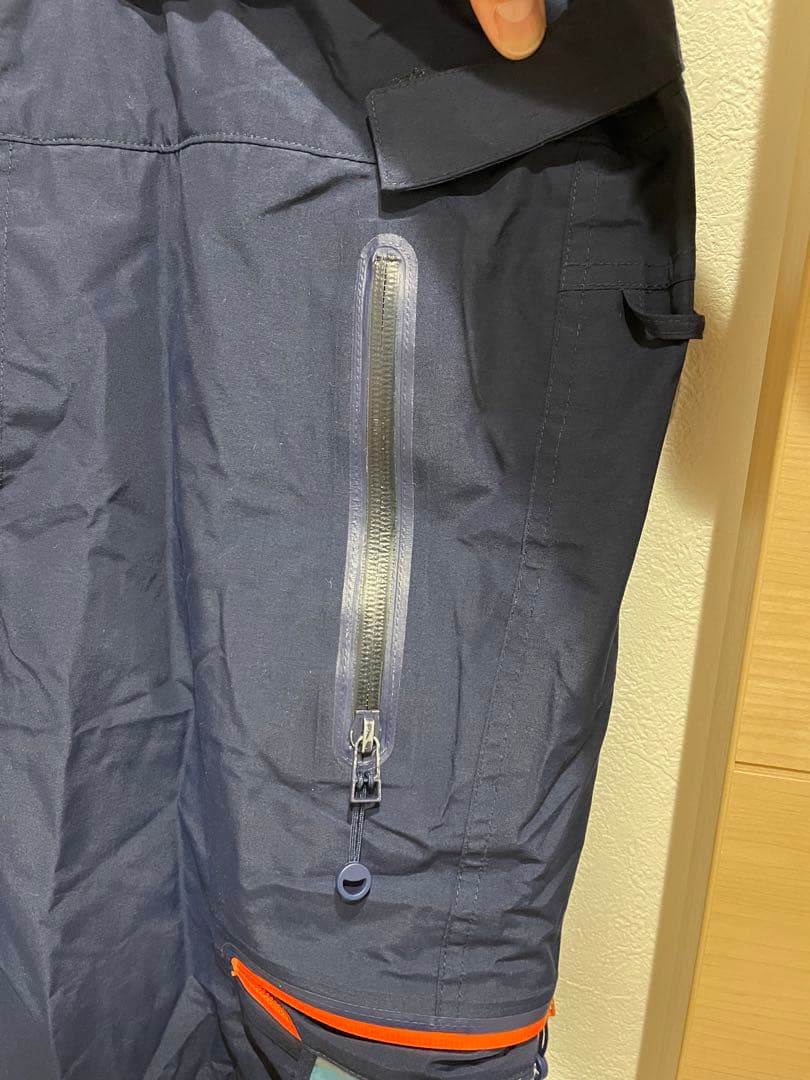 REW19-20アールイーダブリューBIBPANTSビブパンツ紺色　美品