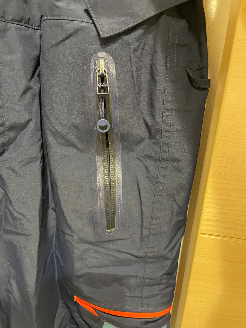 REW19-20アールイーダブリューBIBPANTSビブパンツ紺色　美品