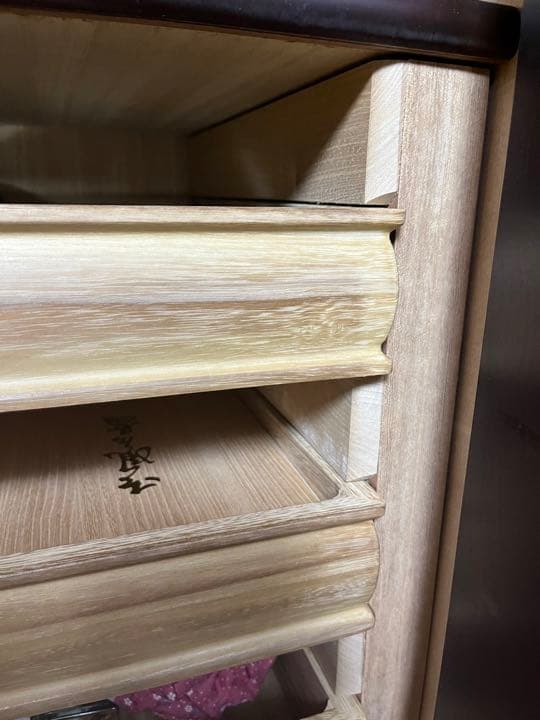 鎌倉彫 高級 和箪笥 タンス アンティーク ②のみ