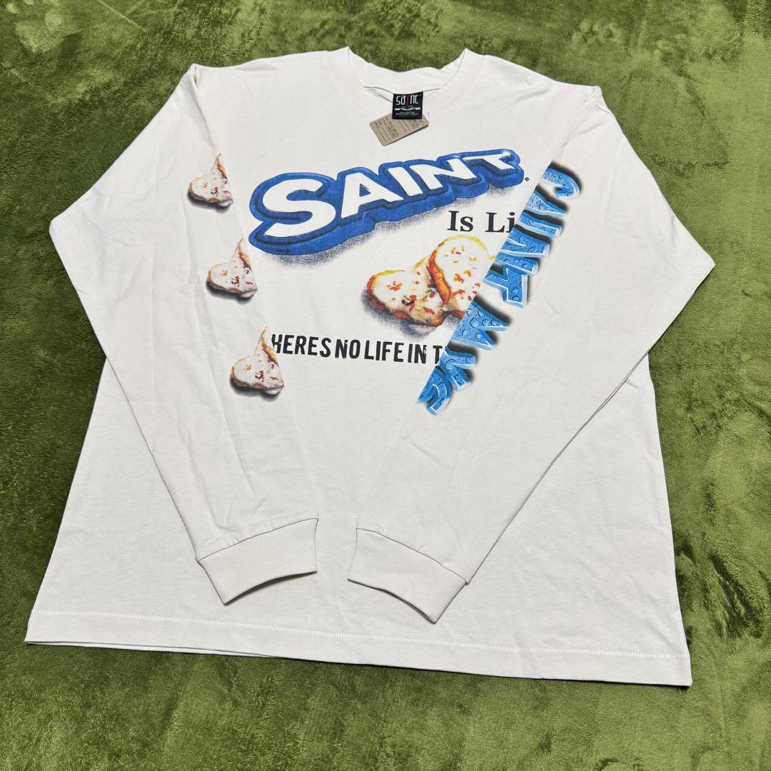 トップス SAINT MICHAEL SA_SS TEE OREO WHITE