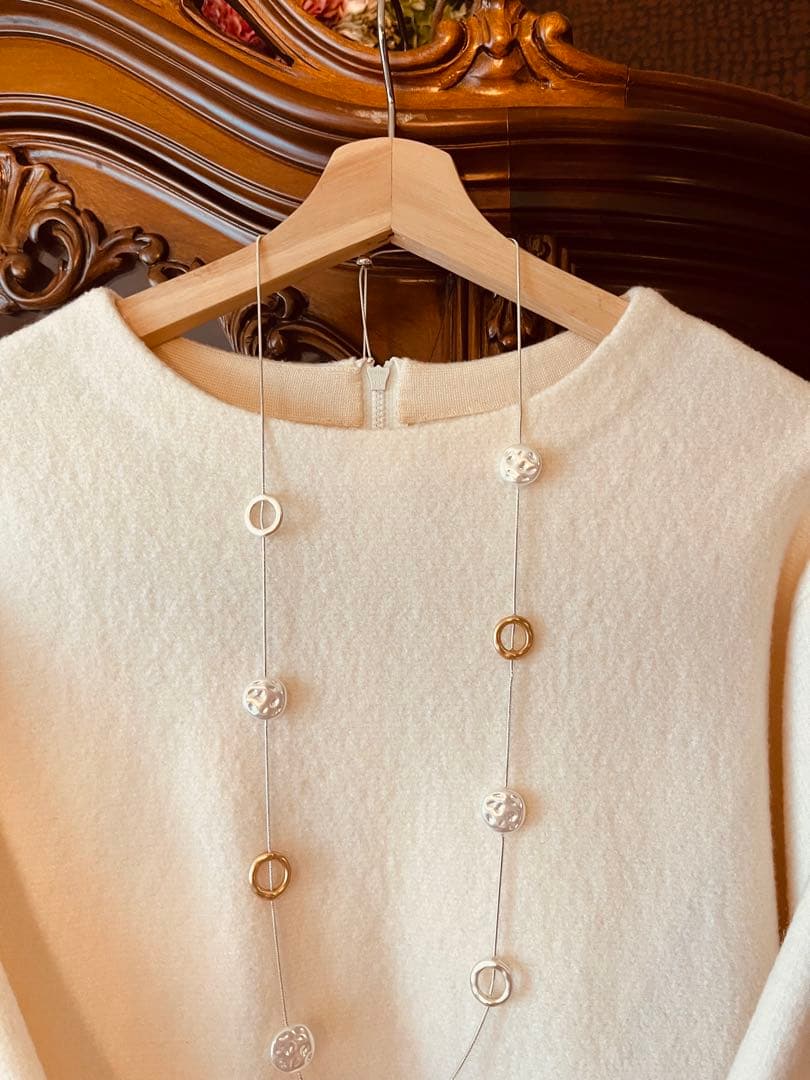 ✩.*ぽんちゃん様 フリンジニット