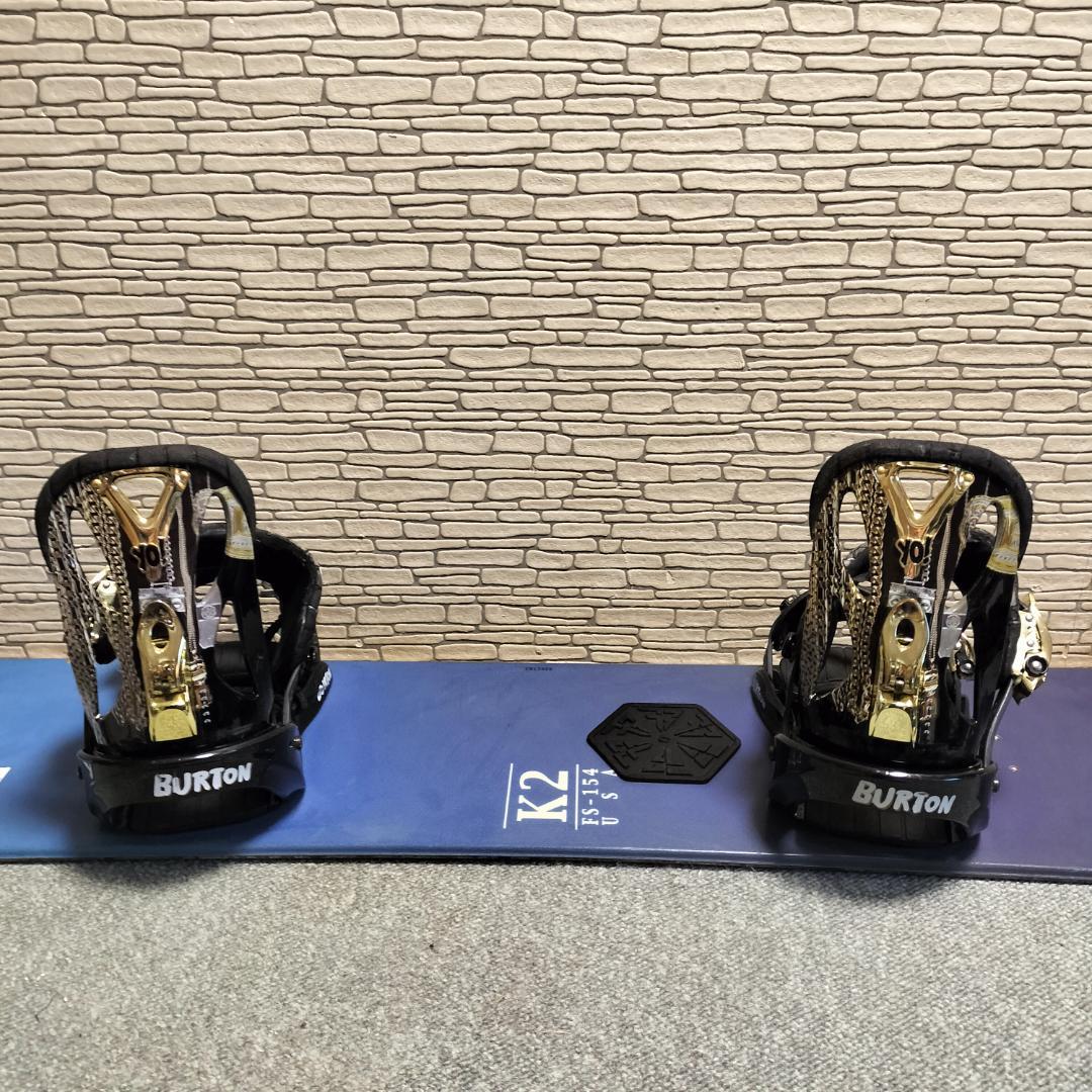【王道セット】K2 スノーボード FS-154 × Burton Custom