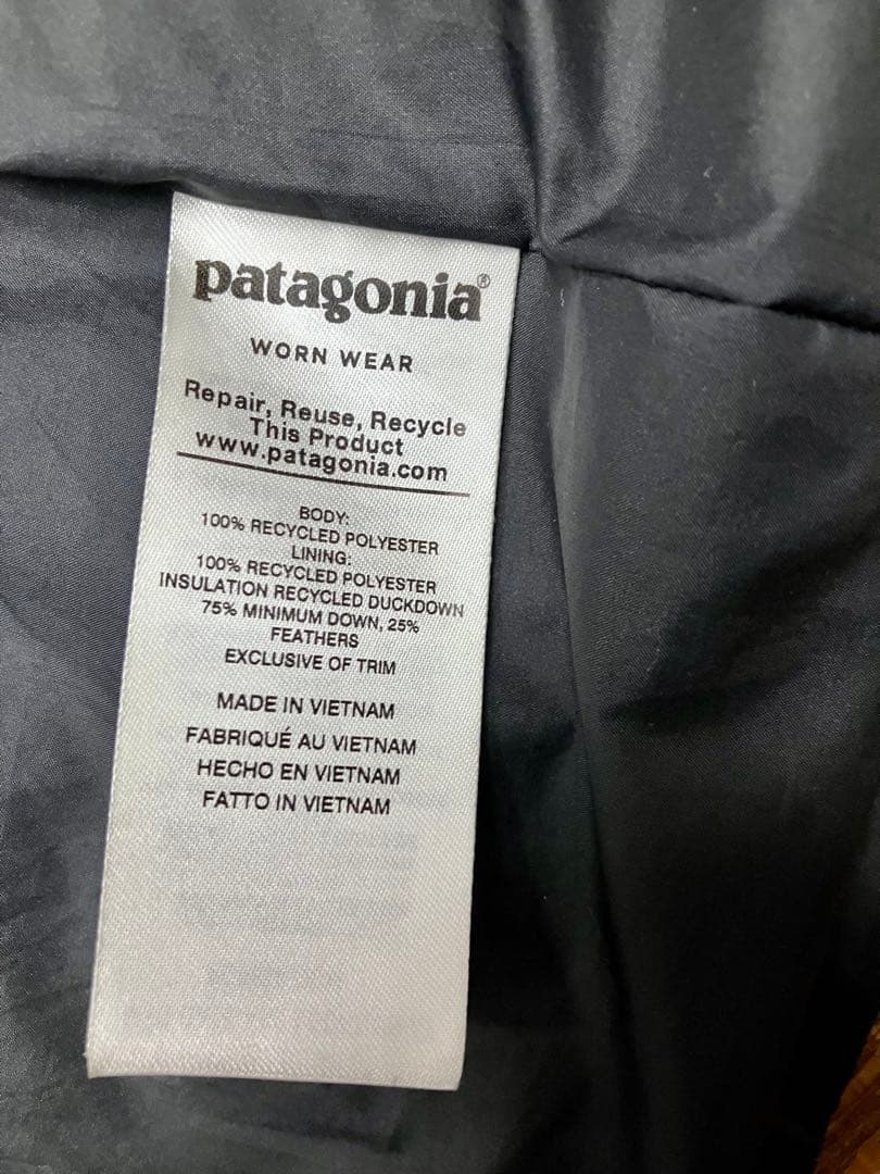patagonia ウィズイット ダウンジャケット ブラック XS