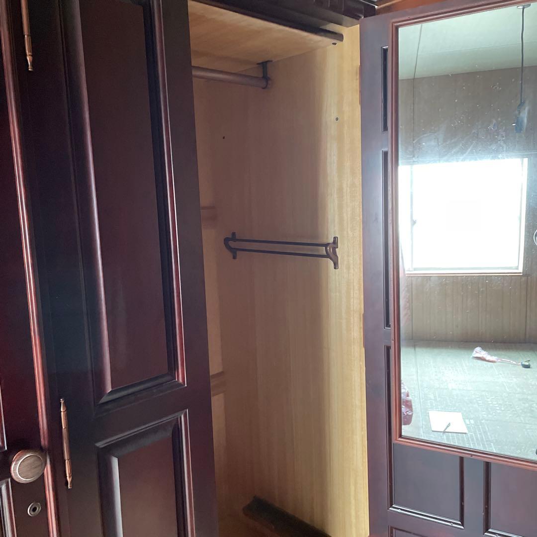 洋服タンス　クローゼット　鍵あり