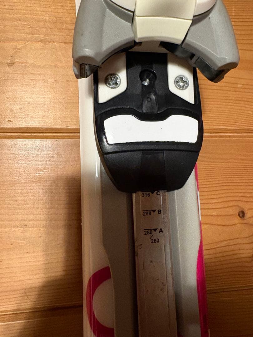 サロモンショートスキー ビンディング付き　120cm