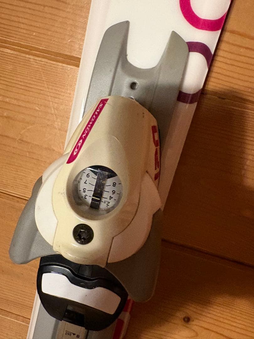 サロモンショートスキー ビンディング付き　120cm