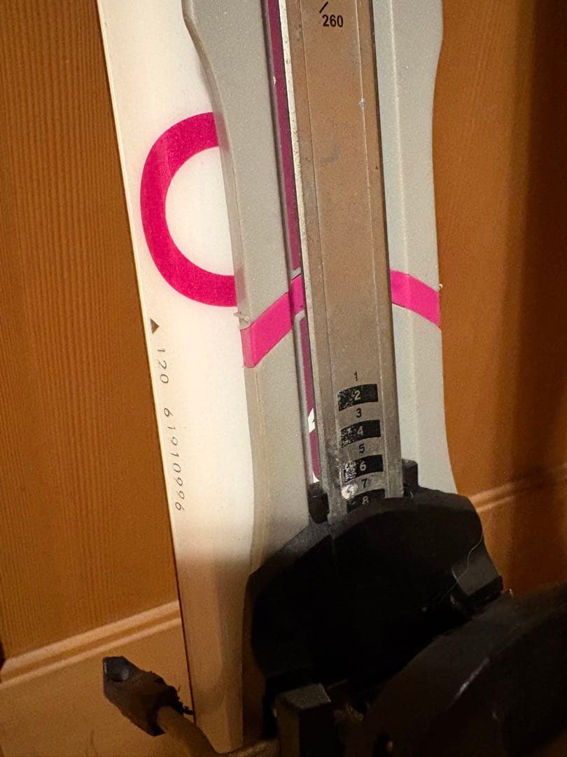 サロモンショートスキー ビンディング付き　120cm