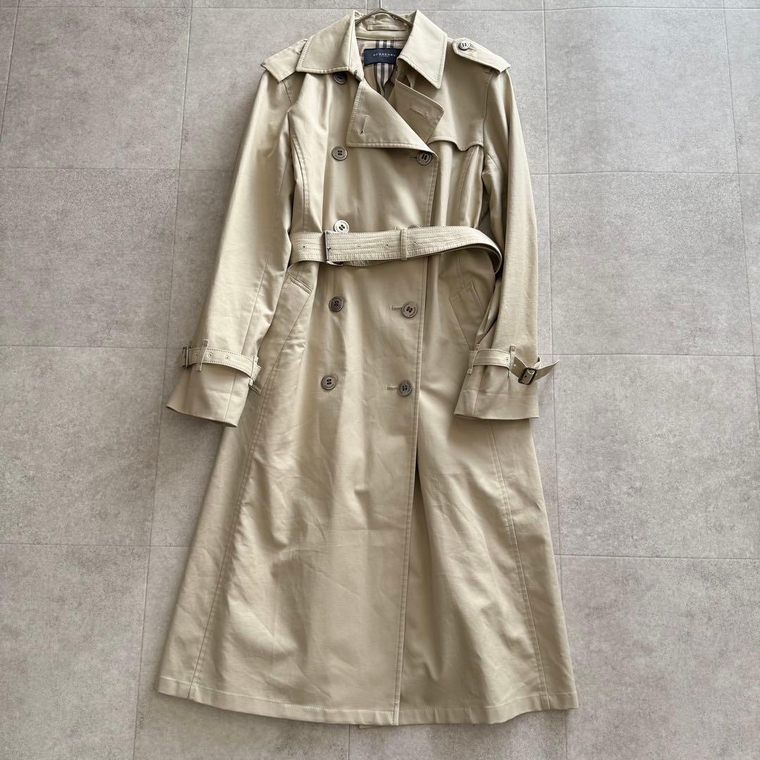 バーバリーロンドン　トレンチコート　ノバチェック　ベルト　9 ベージュ