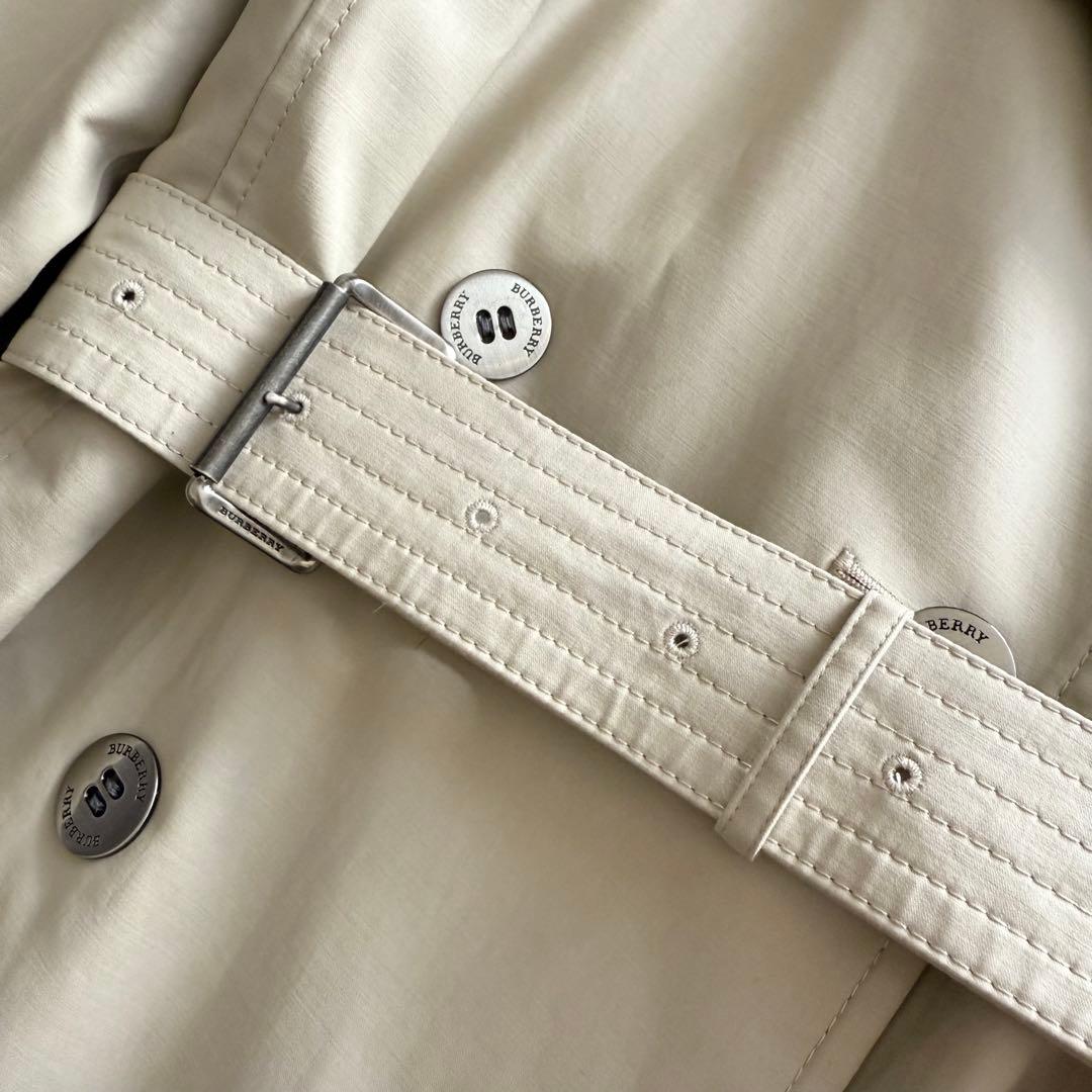 バーバリーロンドン　トレンチコート　ノバチェック　ベルト　9 ベージュ