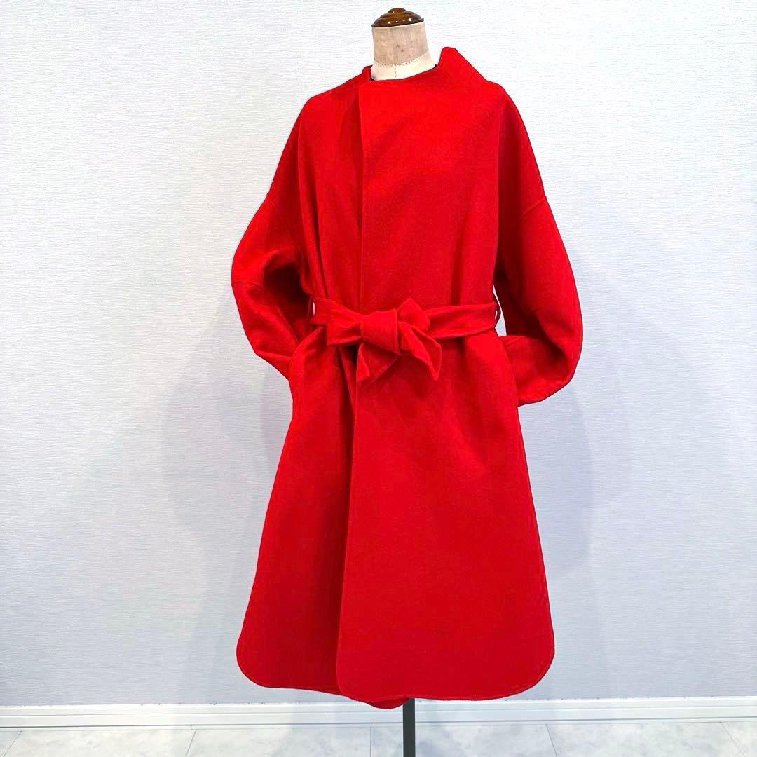 eri様　AEWEN MATOPH 赤　ベルト付きロングコート