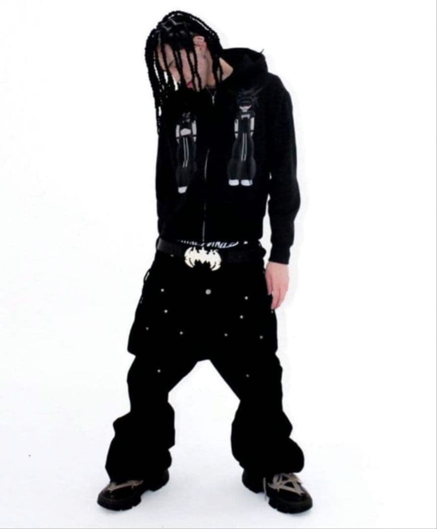 Kouga Character Hoodie ジップパーカー