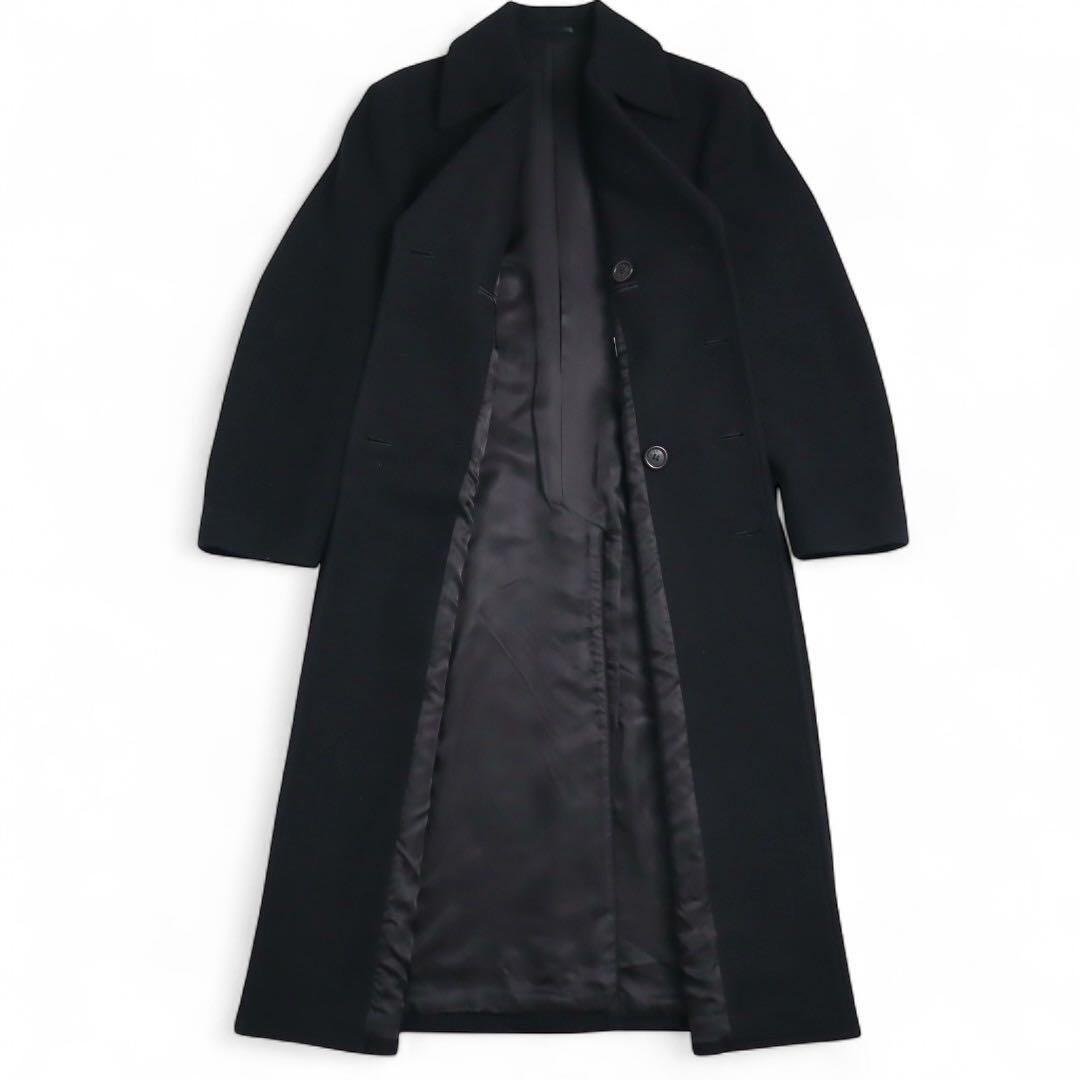 Vintage archive ウール カシミヤ ダブル マキシ丈 ロングコート