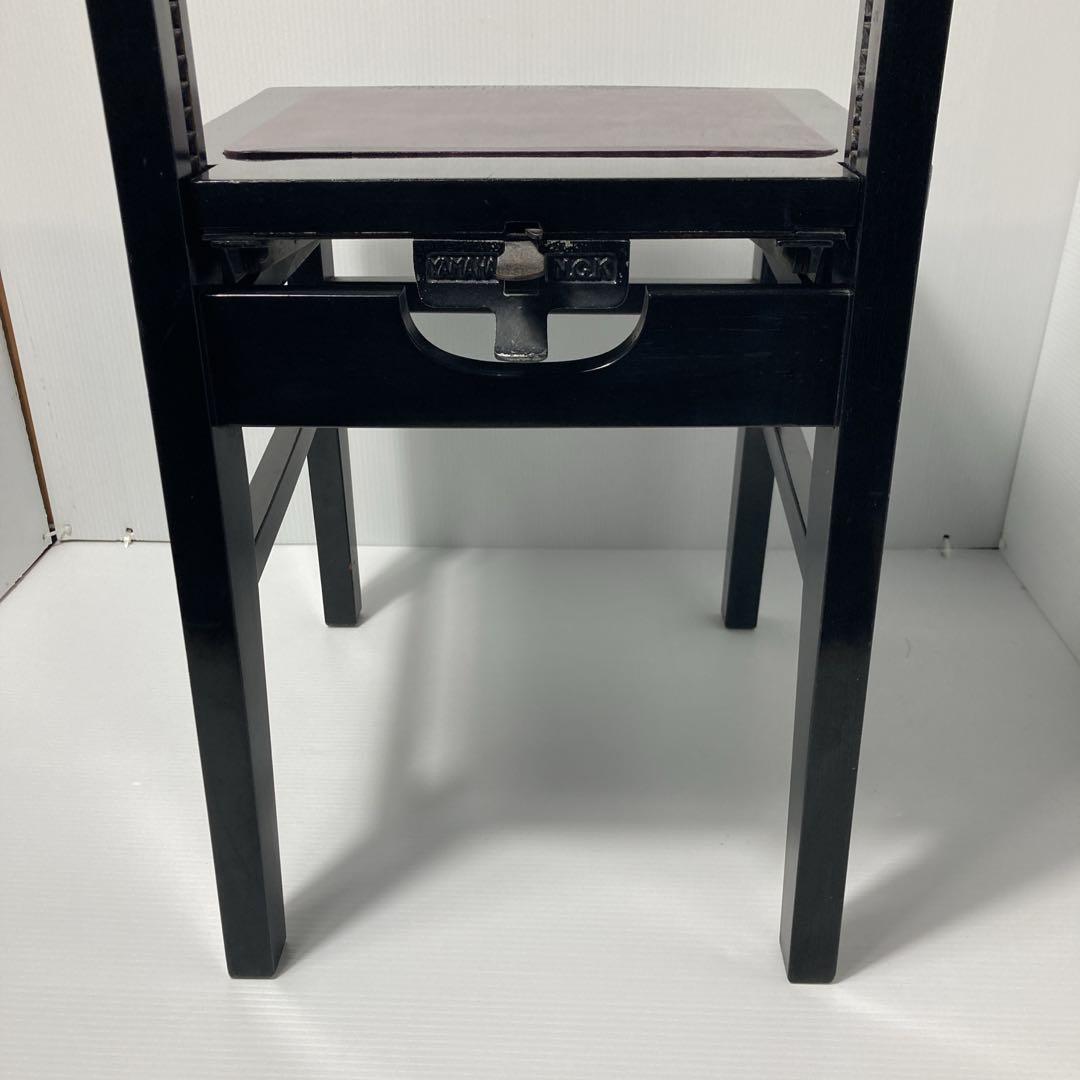 ビンテージ ヤマハ ピアノ椅子 トムソン椅子 背付椅子 チェア アンティーク