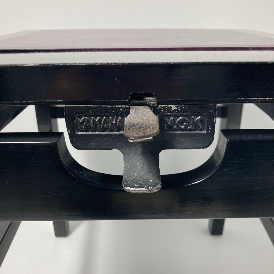 ビンテージ ヤマハ ピアノ椅子 トムソン椅子 背付椅子 チェア アンティーク