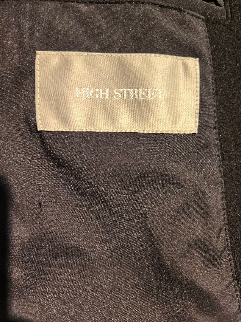 イタリア製【定価59,400円】ハイストリート　ミリオールメルトンスタンドコート