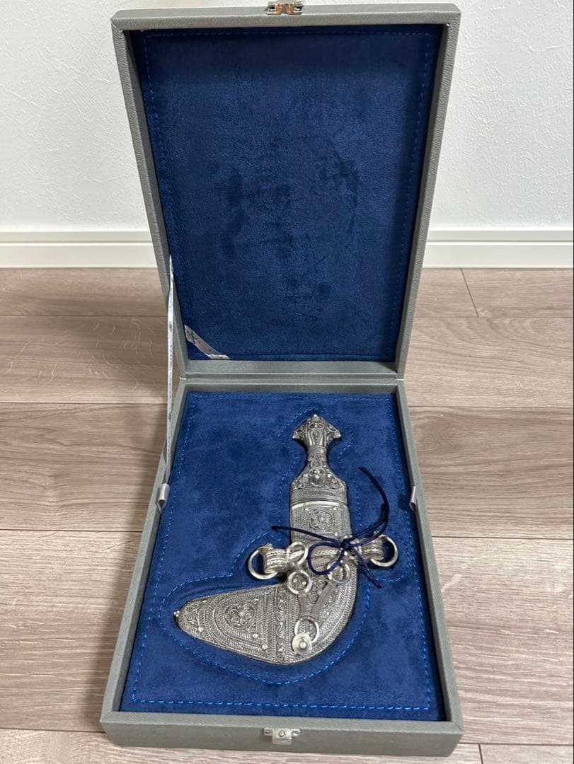 【超レア 非売品】シルバー ダガーと鞘のセット　大阪万博　オマーン館