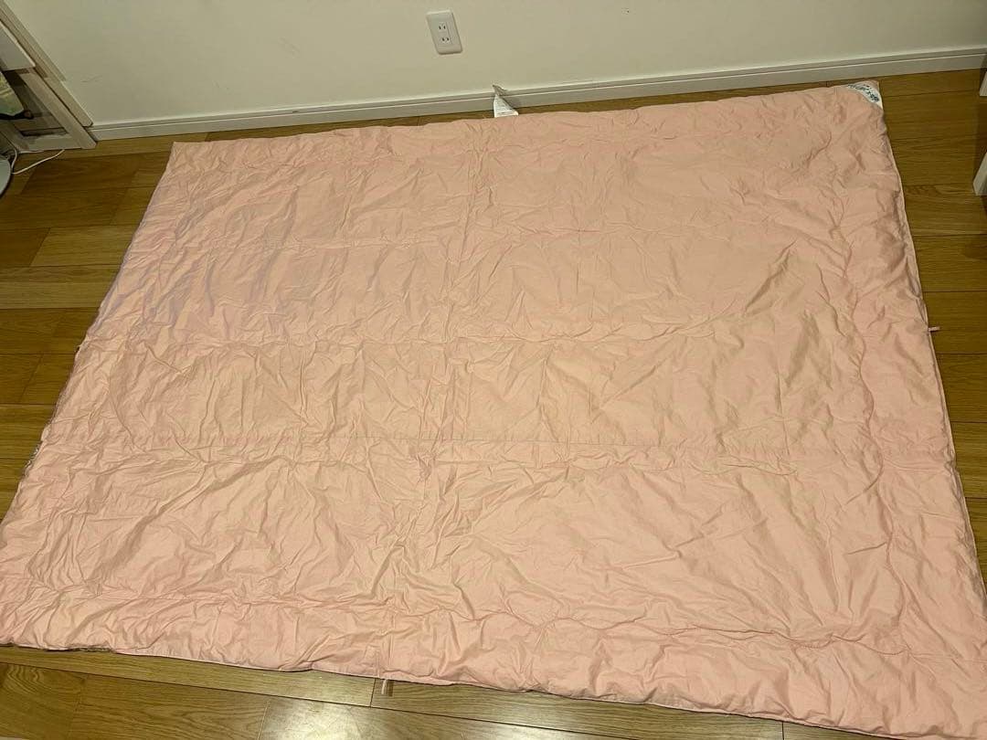 京都西川 ローズ シルク 0.5k 真綿布団 シングル 超長綿100%