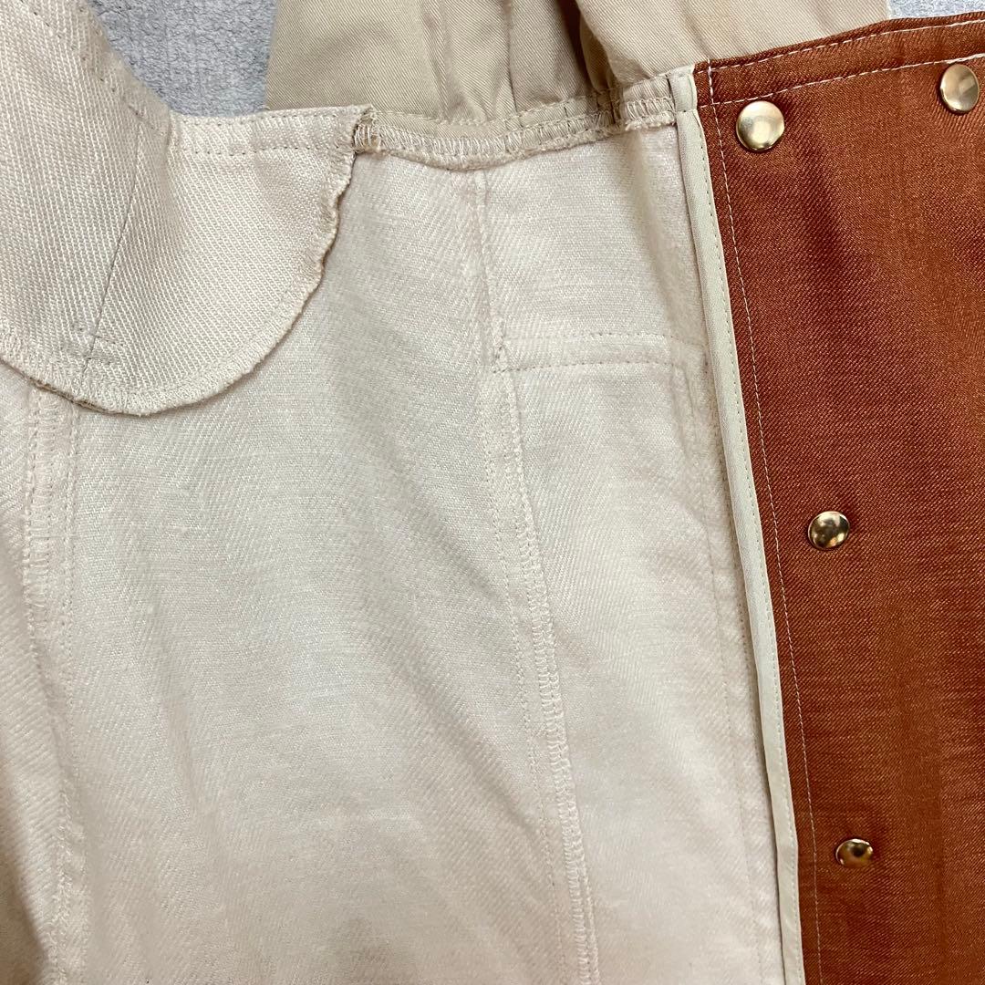 美品　フォトコピュー ジャンパースカート CLAUDE リネン　サロペット