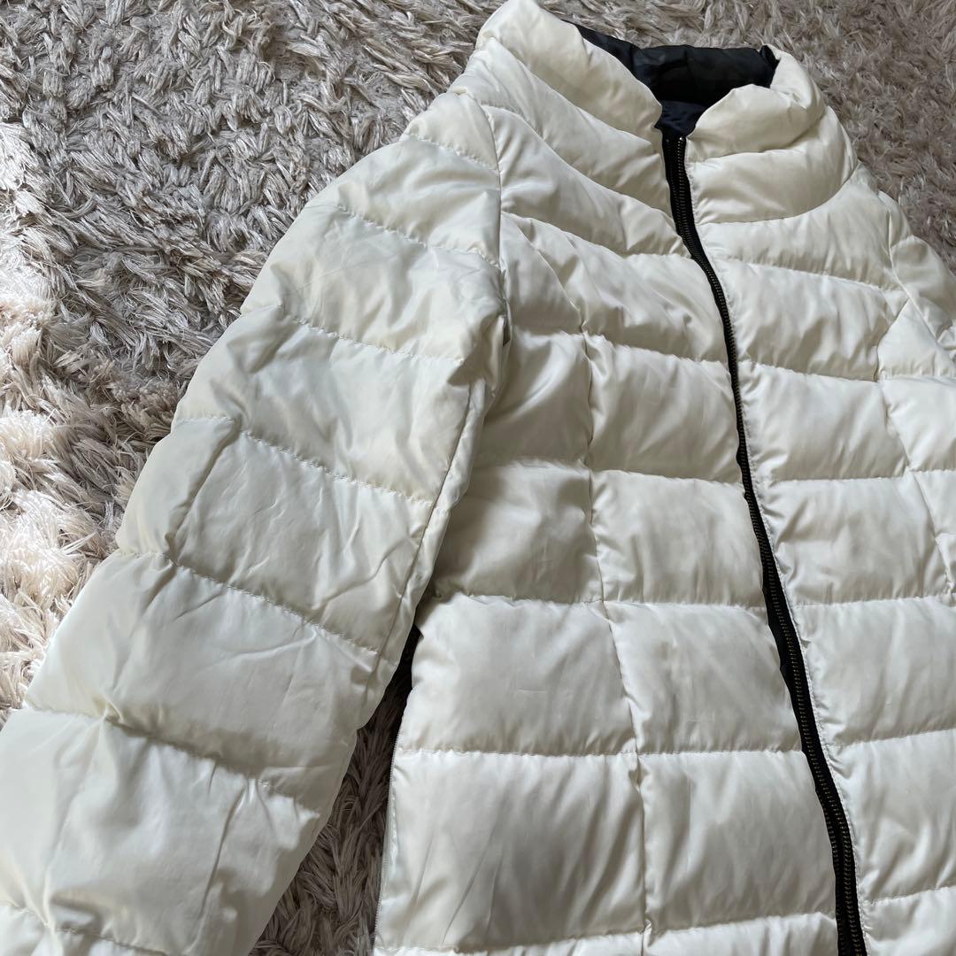 DAMA ダーマコレクション　リバーシブル ダウンコート　カモフラ　迷彩柄　白M