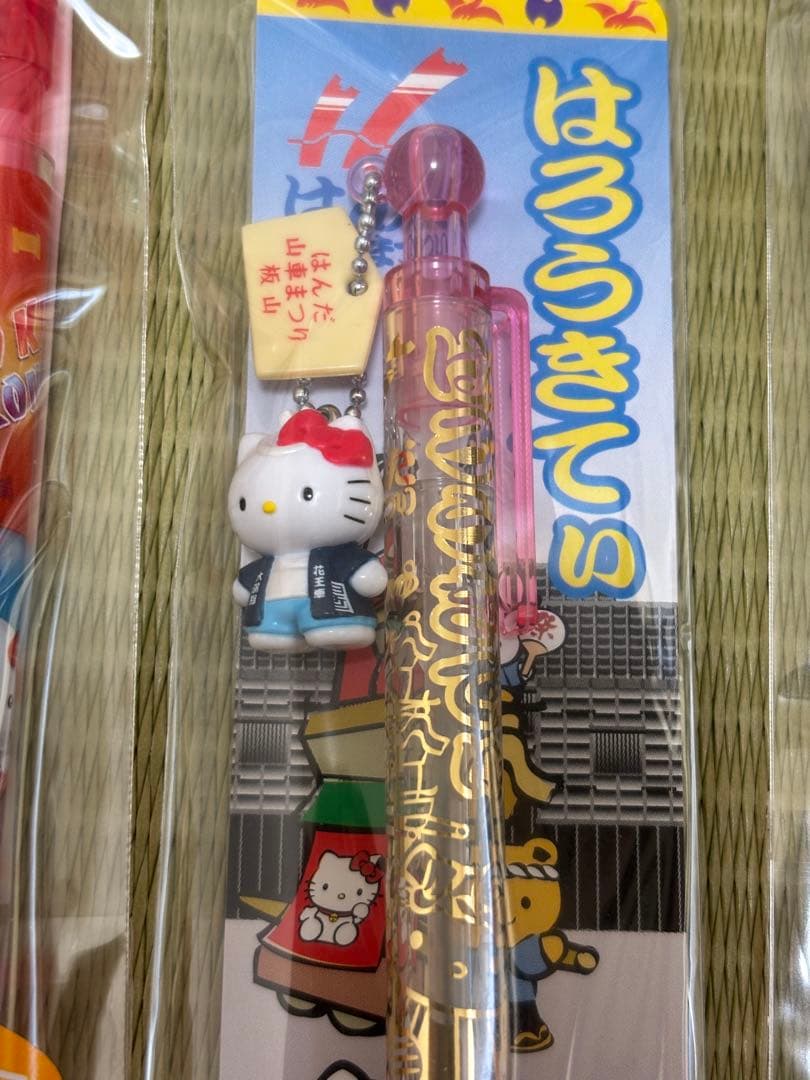 ご当地限定 ハローキティ シャープペン　ストラップ 7種12個セット　愛知　三重