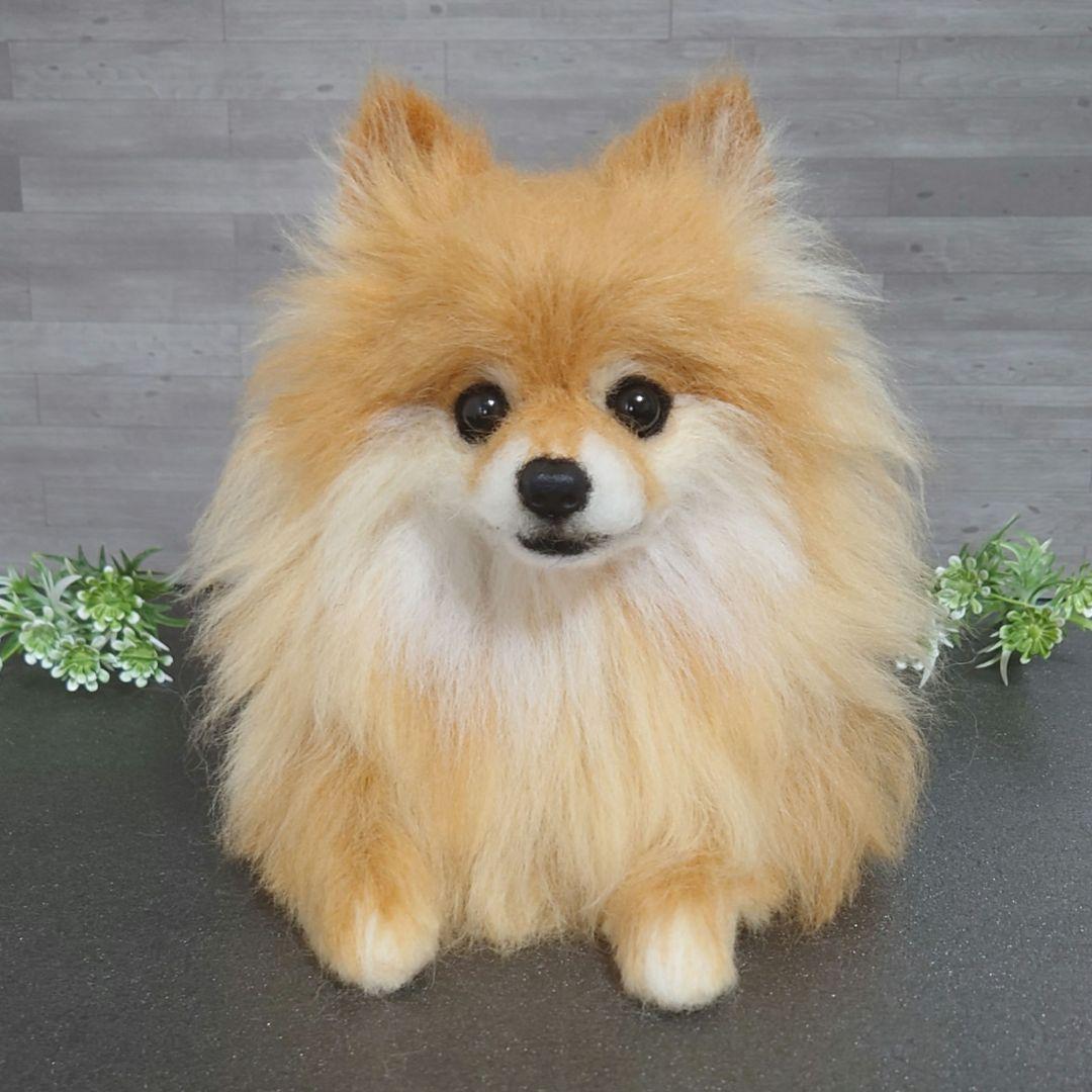 オーダー品　羊毛フェルト犬