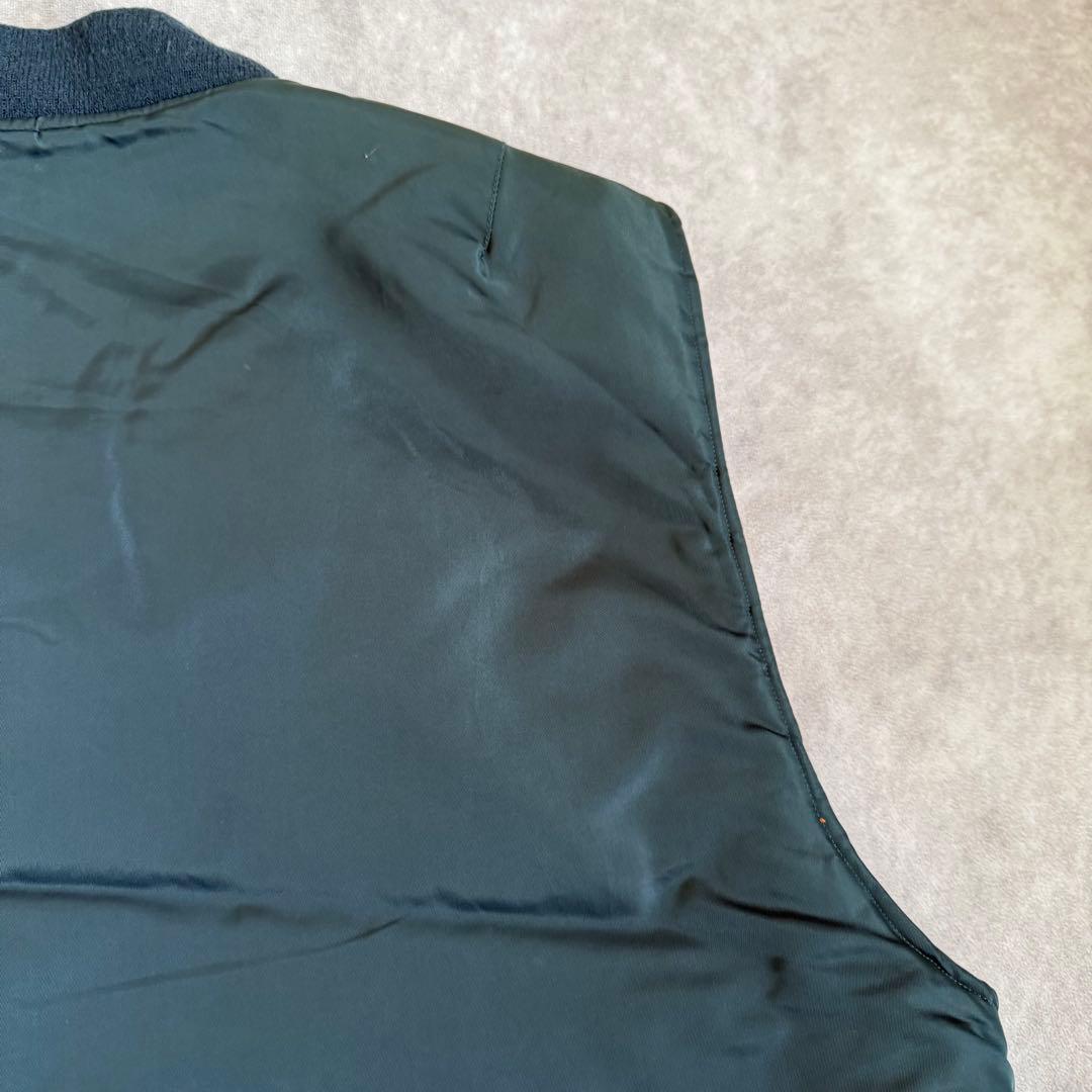 70s アルファ フライトジャケット MA-1 ベスト リバーシブル