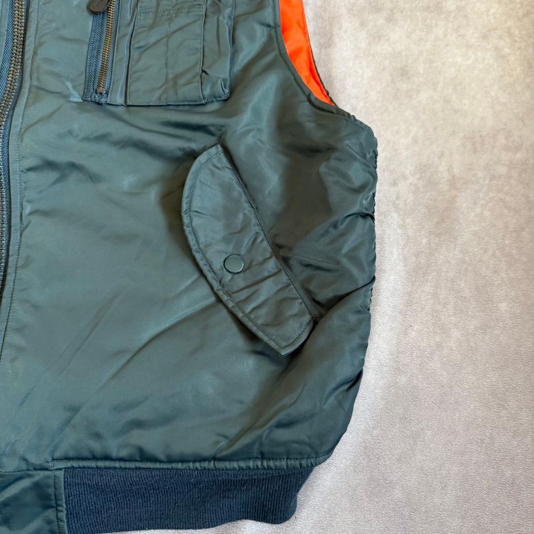 70s アルファ フライトジャケット MA-1 ベスト リバーシブル