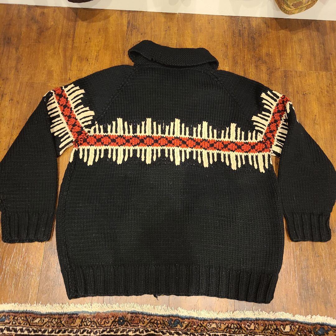 ヴィンテージ60s 1960sカウチン 希少ブラック　スペシャル