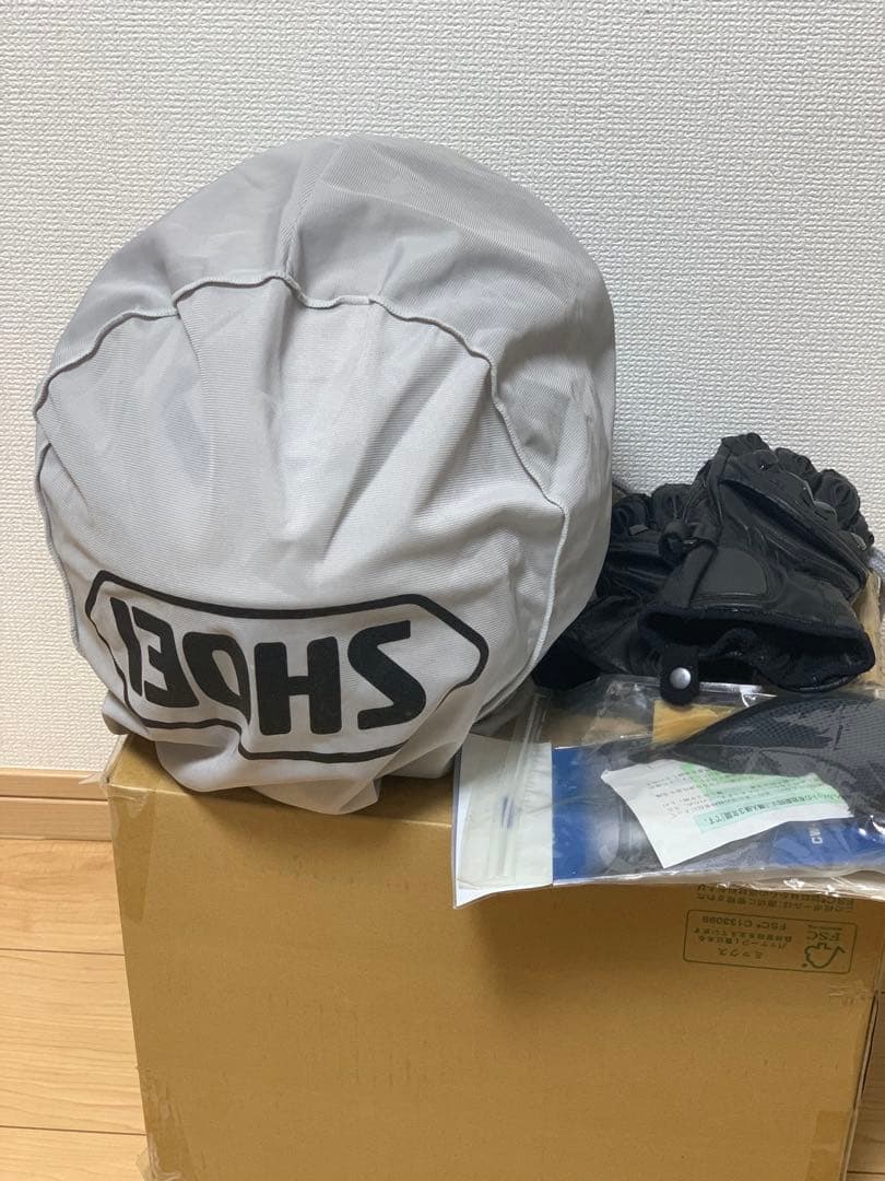 SHOEI GT-Air シルバー Lサイズ 収納袋付属 バイク用品