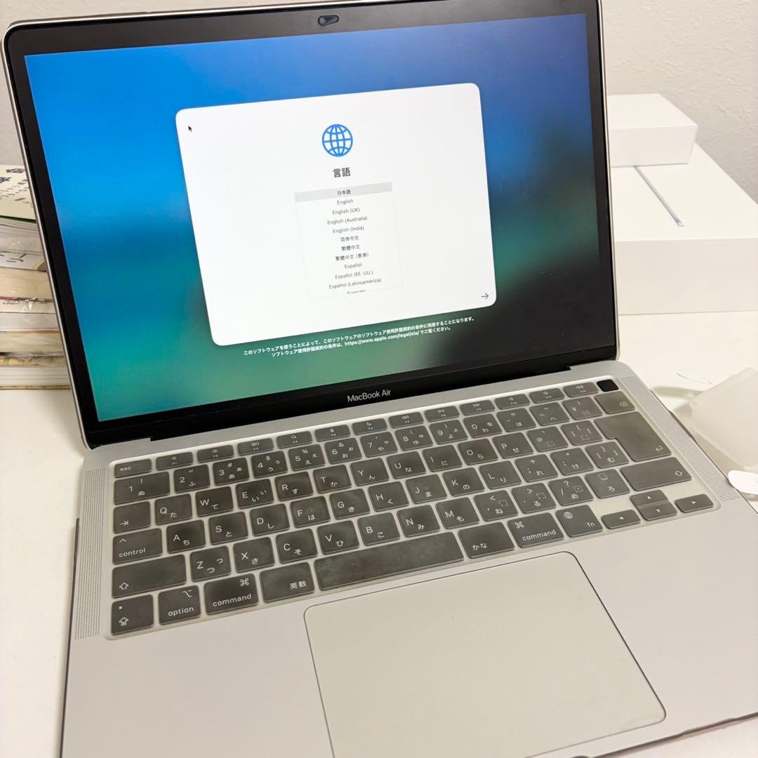 Macbook M1チップ 8GB/256GB BT最大容量86％