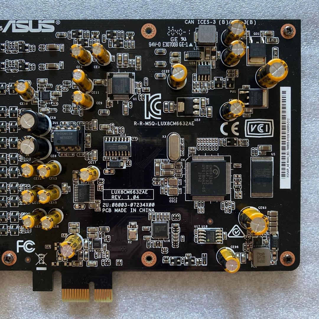 中古 本体のみ ASUS XONAR AE ゲーミングサウンドカード