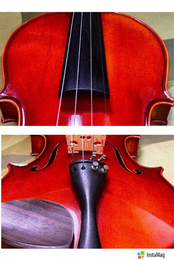 【貴重⭐️4/4】Umeo Suzuki 鈴木梅雄サイン入りバイオリン特3 No3