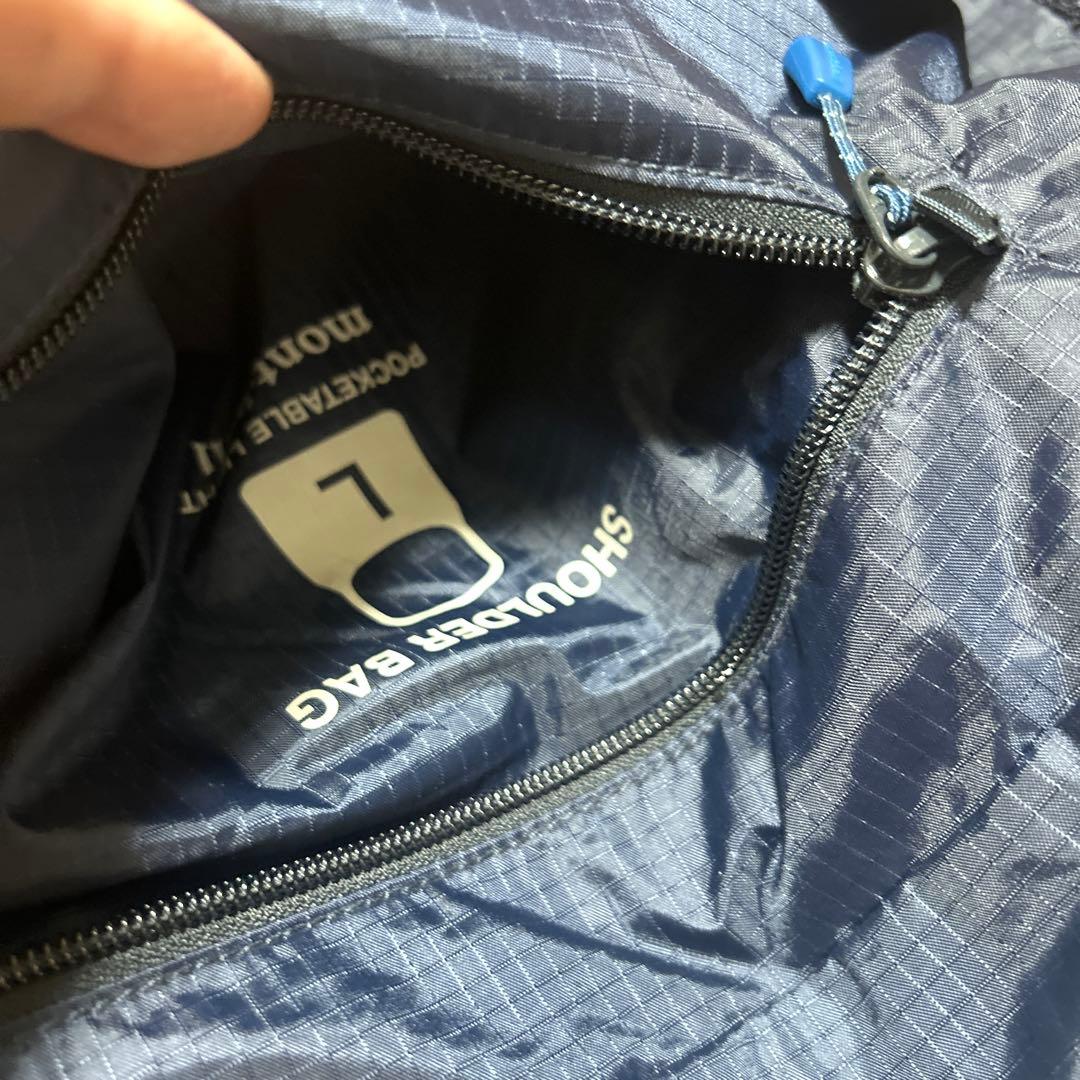 old mont-bell モンベル　ネイビーメッセンジャーバッグ　古着　y2k