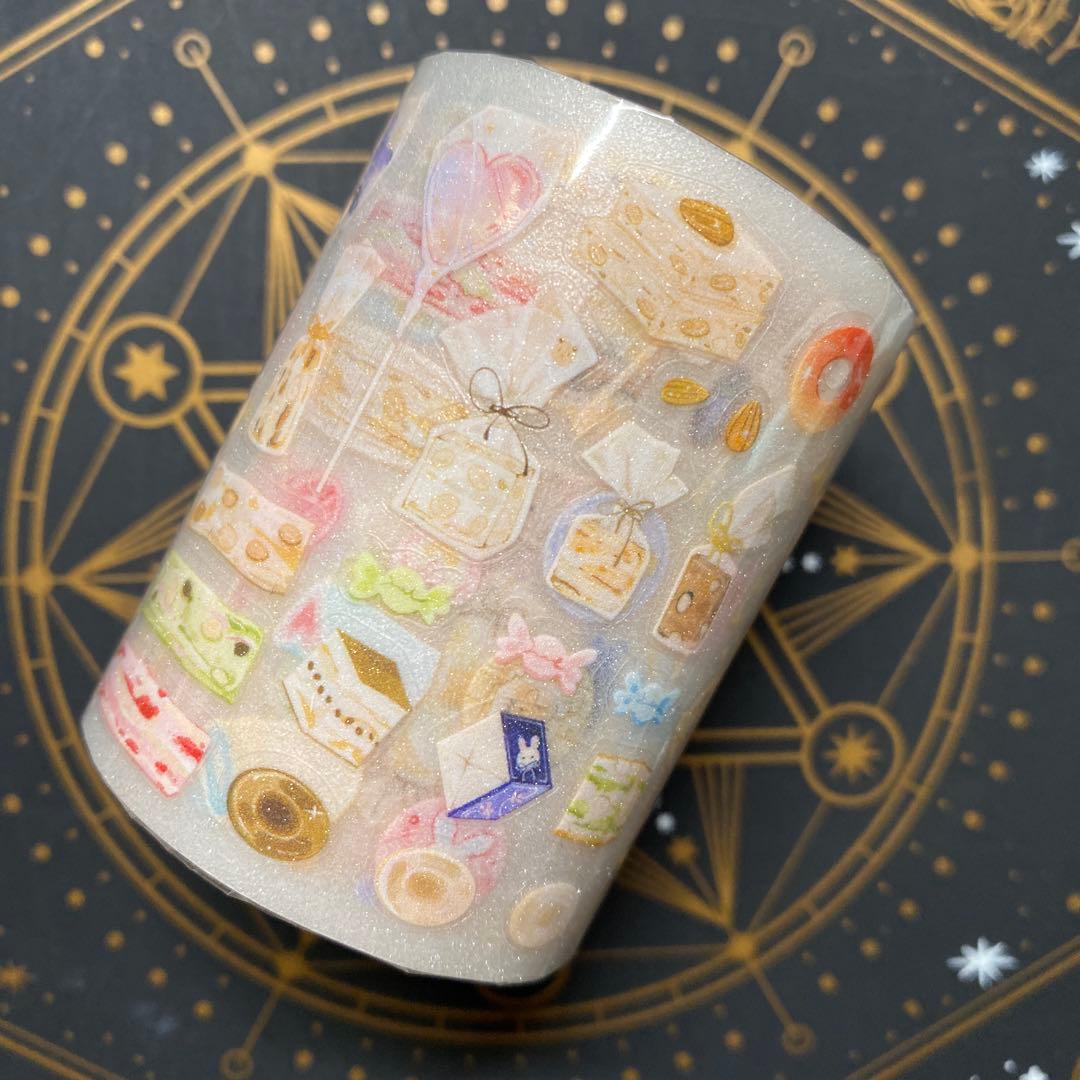 【9445】海外　5.25m ラメ加工カッティングマステ　キャンディ　装飾系