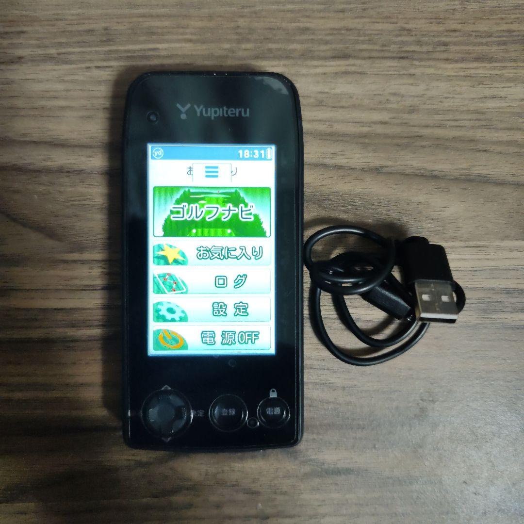 Yupiteru YGN7000 ゴルフナビ 中古 USBケーブル付き