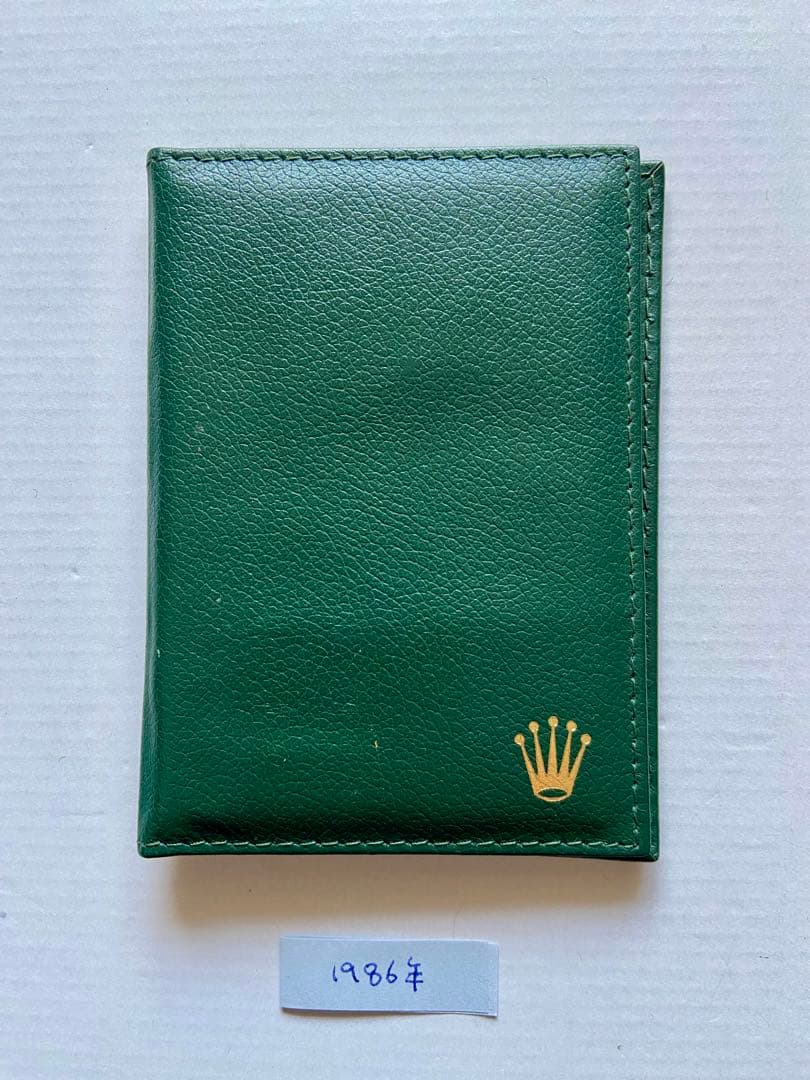 ROLEX グリーンレザー手帳型ケース・ダイバーズ備品