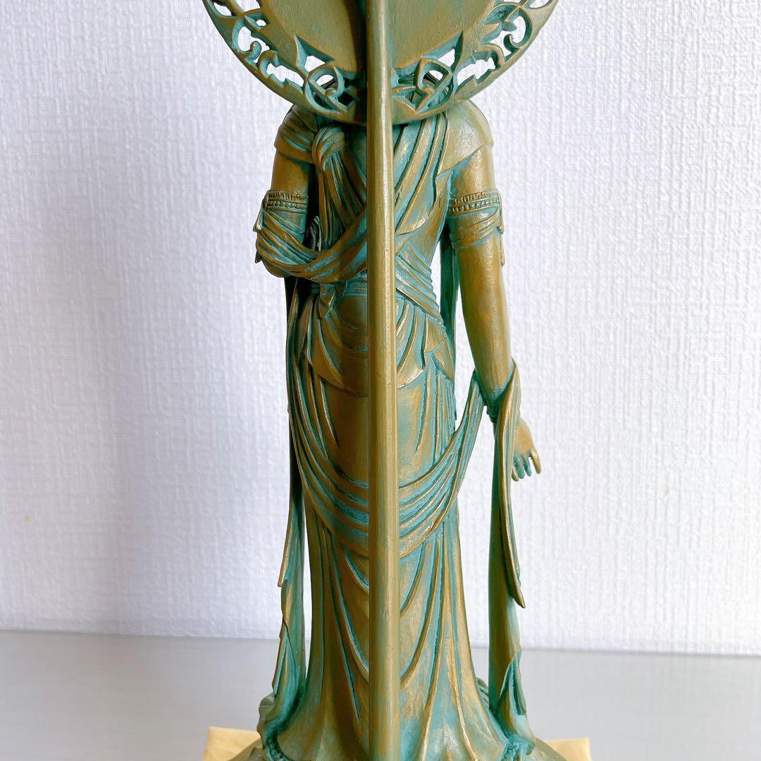 大佛師 松久宗琳作 瑠璃観音 ブロンズ 仏像 在銘　認定書あり 569/1000