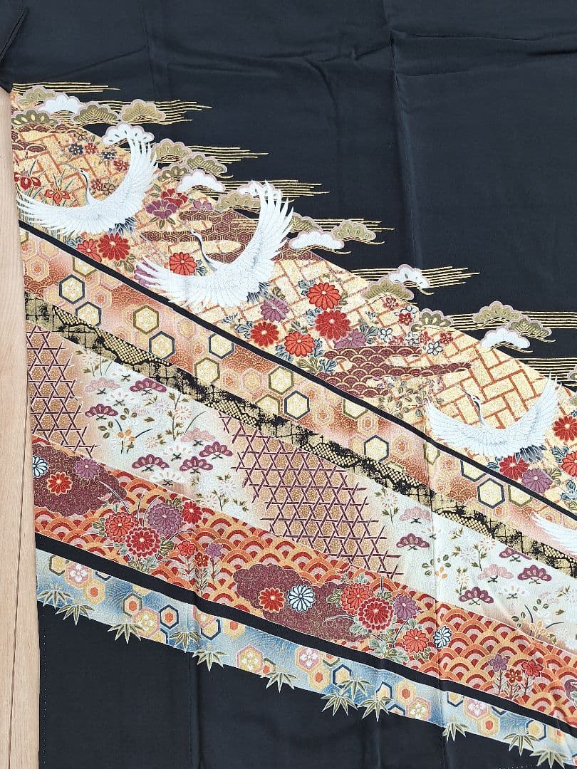 着物リメイクワンピース3618