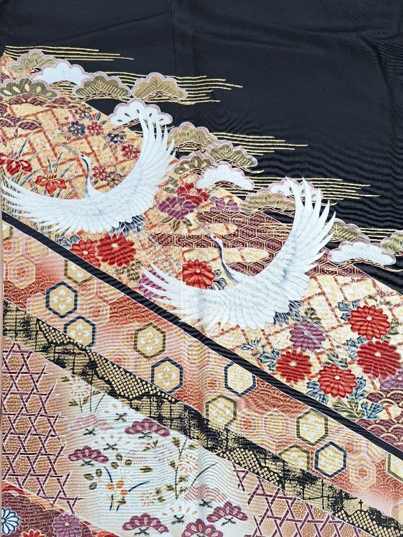 着物リメイクワンピース3618