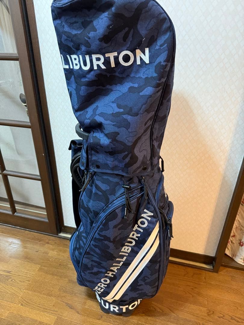 ゼロハリバートン　コーデュラシリーズ　ネイビーカモキャディーバック