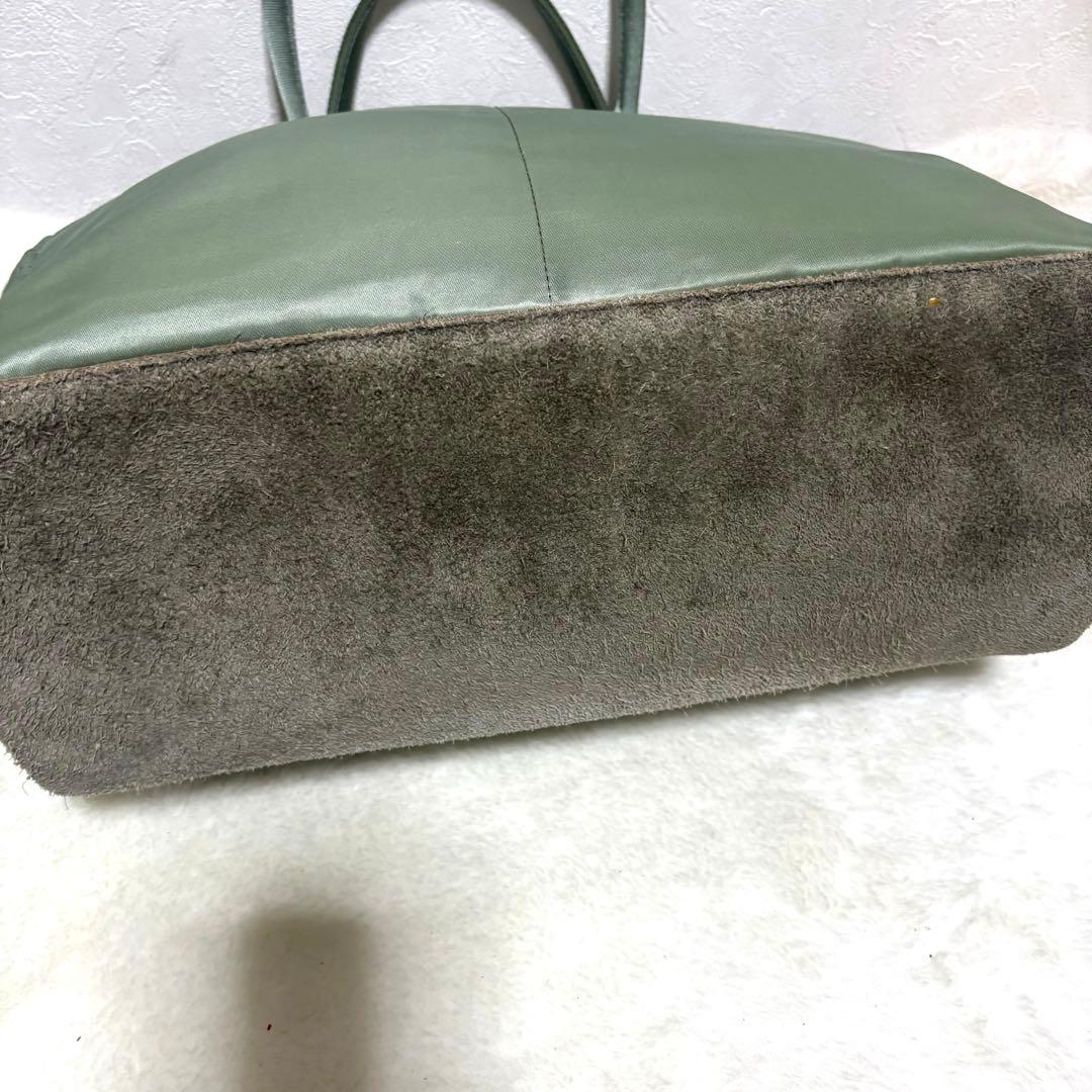 PORTER FADE ポーター 大容量収納 セージグリーン スエード