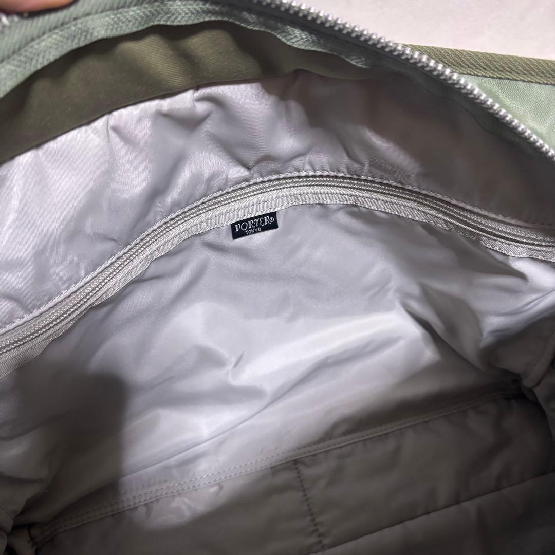 PORTER FADE ポーター 大容量収納 セージグリーン スエード