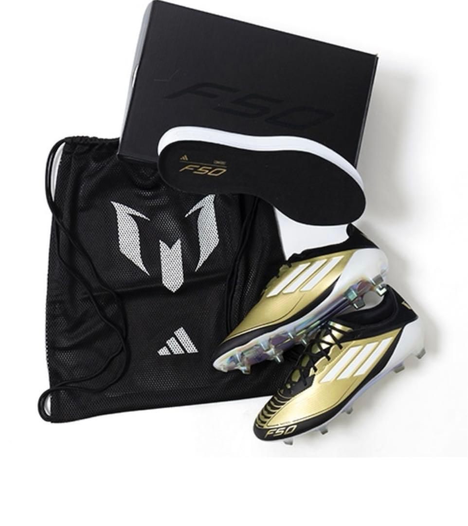 オマケ付き　メッシ　金　F50 ELITE FG MESSI 27.0