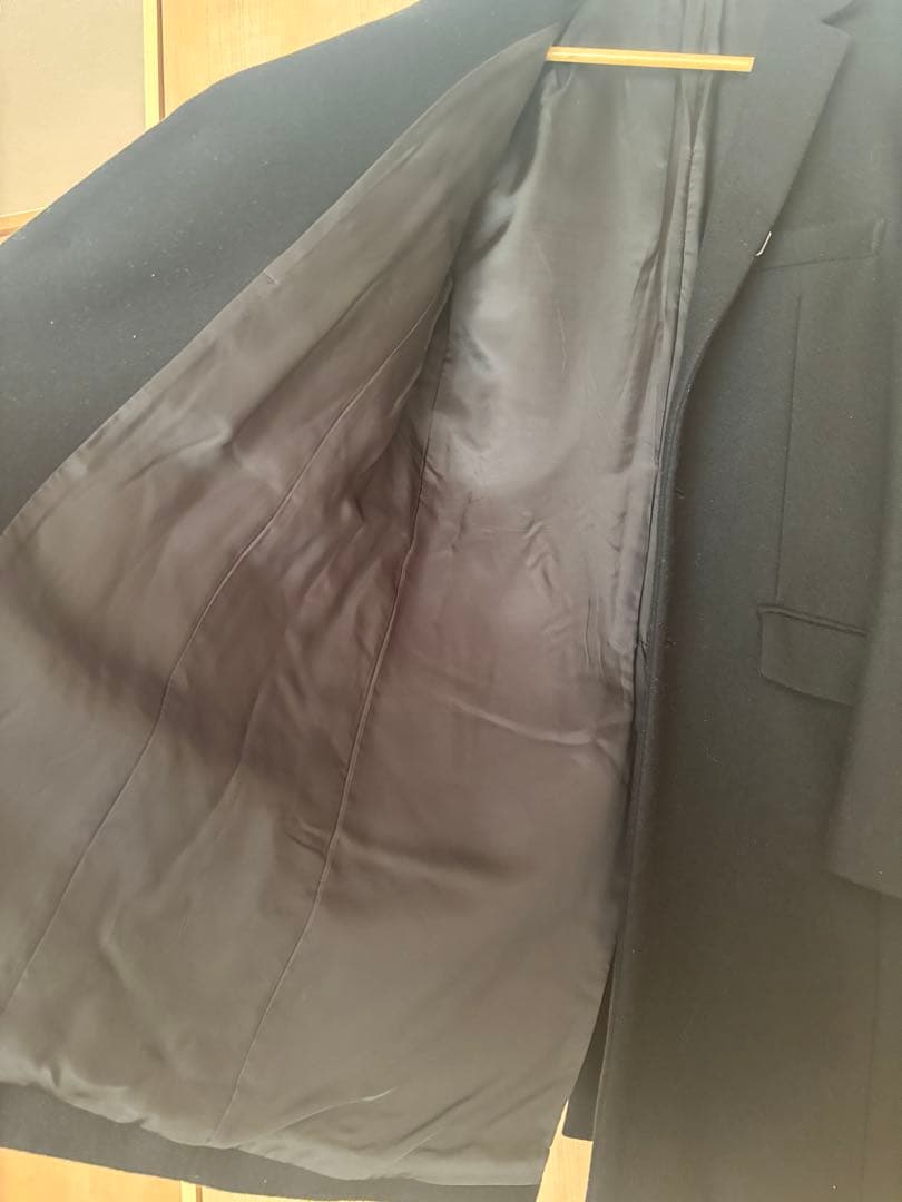 ATTACHMENT カシミヤ混メルトン チェスターコート