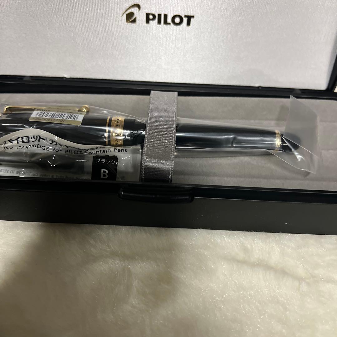PILOT 万年筆 マンネンヒツ カスタム743 B ブラックFKK3000RB