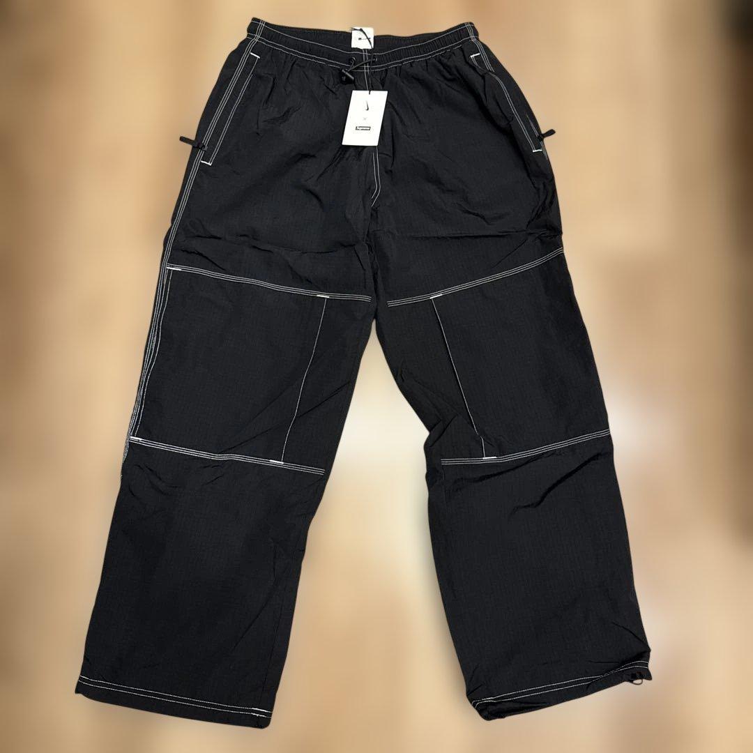 Supreme x Nike トラックパンツ 黒 ブラック 新品未使用！